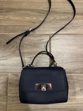 Michael Kors Navy Top-Handle Crossbody Bag
